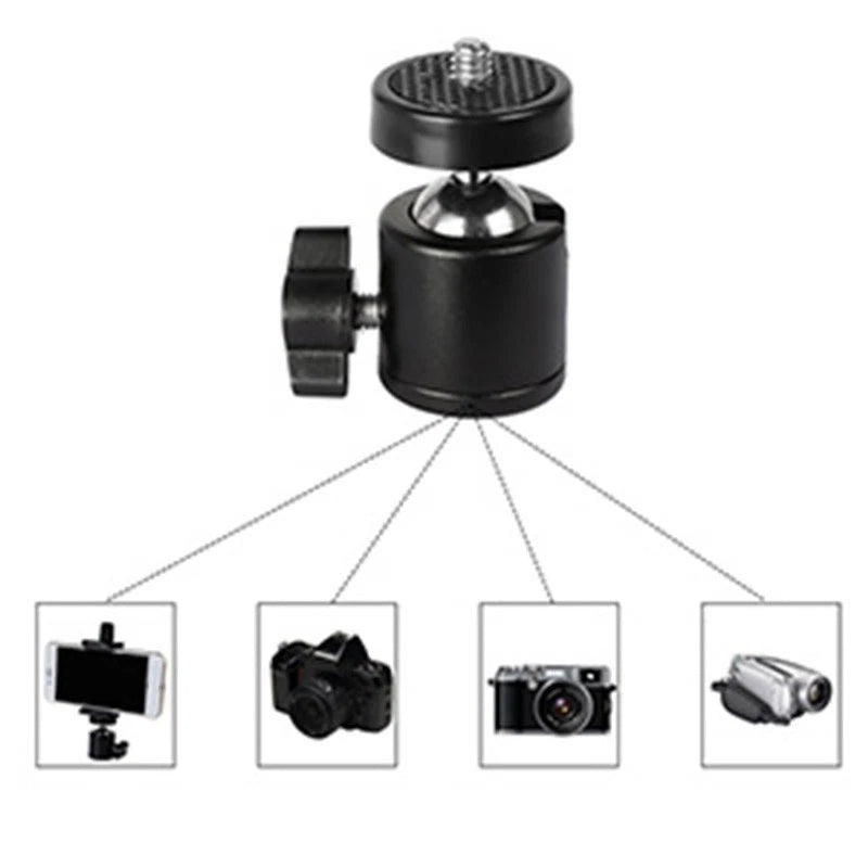 Swivel Ball Head for Projectors and Tripods (Compact Size, Quick Locking)