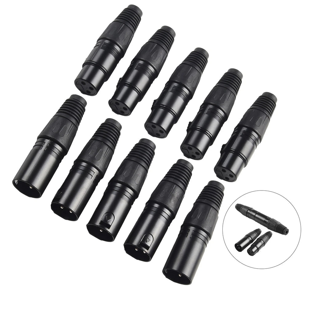 XLR 3 Pin Audio Connectors for (Compatible)