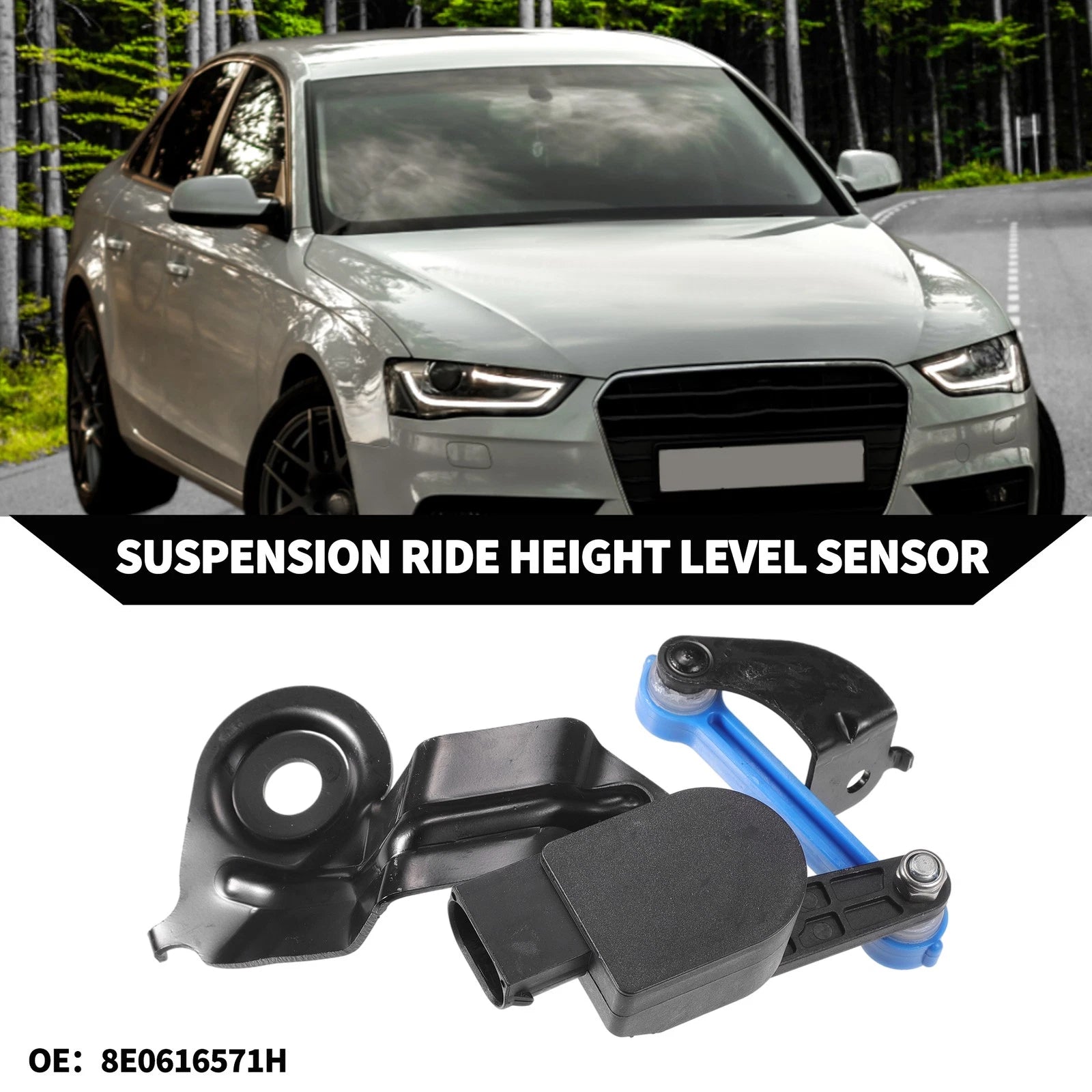 Suspension Ride Height Level Sensor Rear for Audi A4 (2002–2009)