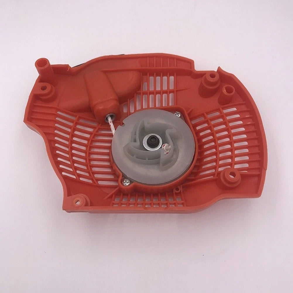 Recoil Pull Start Assembly for Chainsaw 445 450 (Red Plastic)