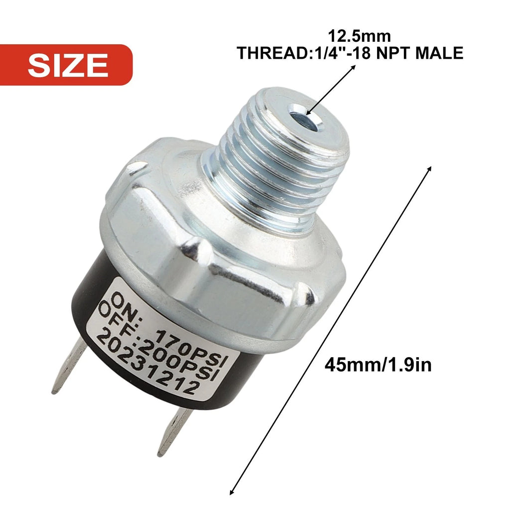 Air Compressor NPT Pressure Switch Thread Valve for