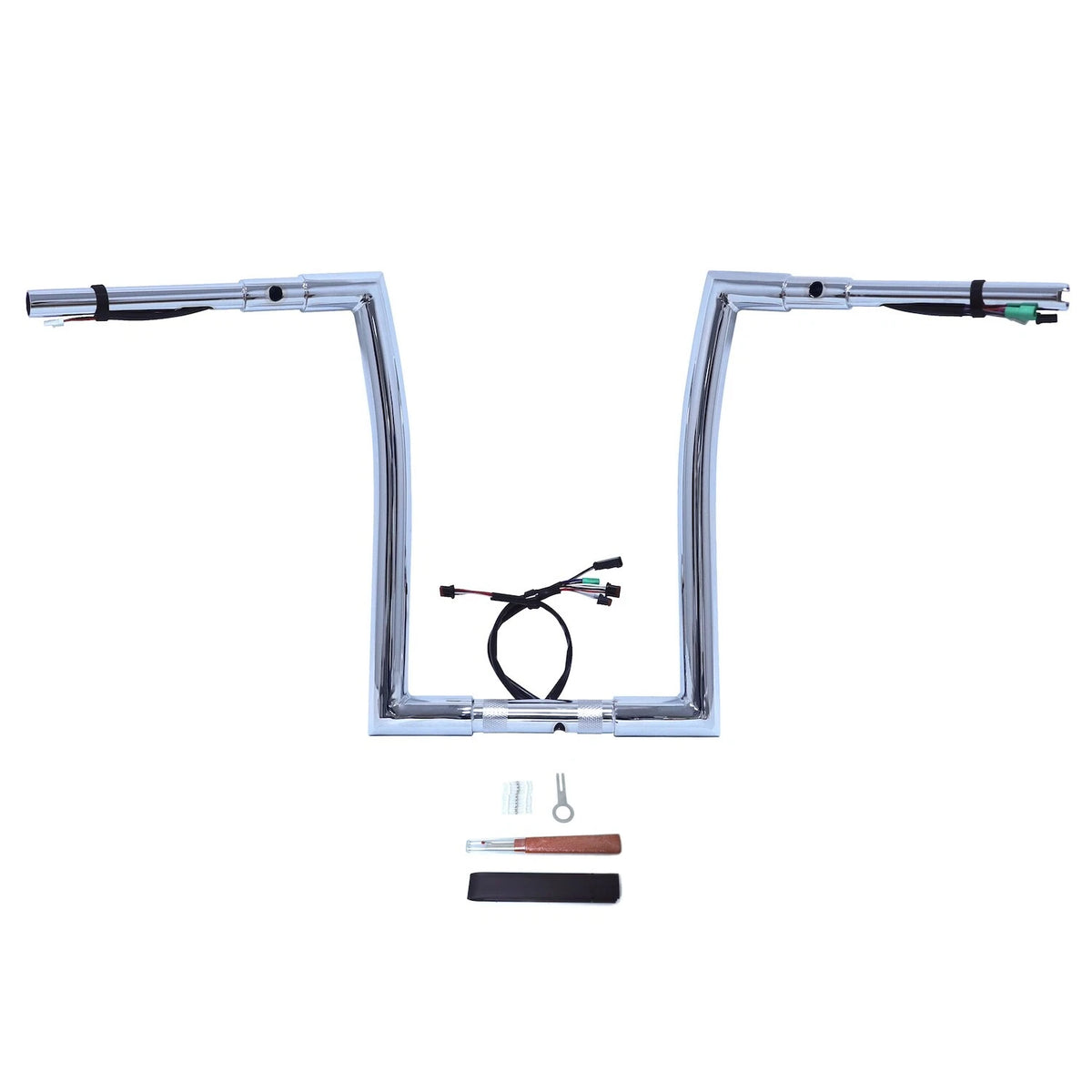 Chrome 16" Prewired Handlebar 1.5" 32mm for Harley Road Glide (2015)
