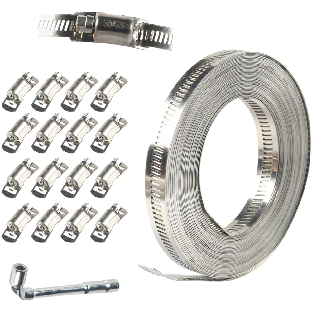 304 SS Hose Clamp Strap for High Strength Clamping