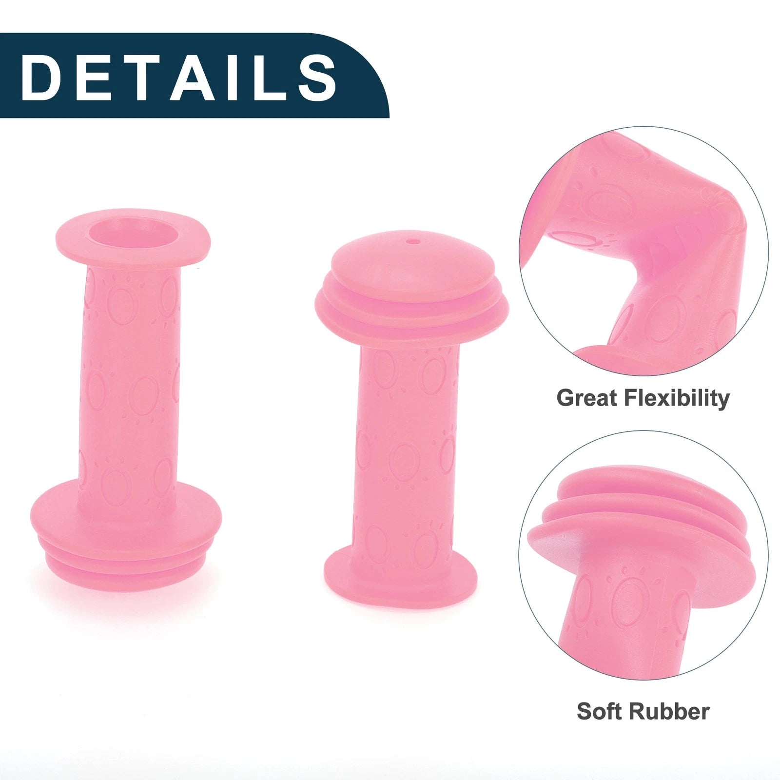 Handlebar Grip Covers 95mm Lightweight MTB End Grips Protector Pair for Bike