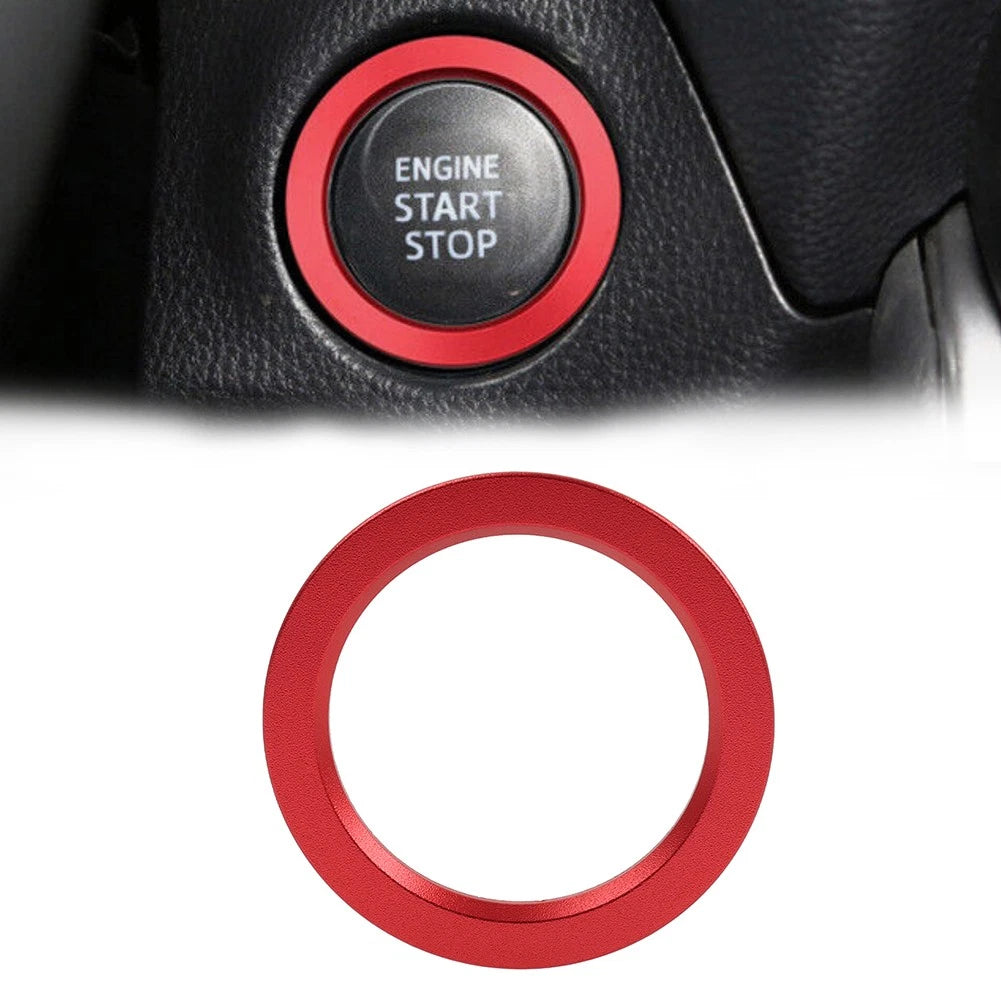 Engine Start Stop Button Trim Ring for Toyota Tacoma Camry Prius Corolla (2016–2023)