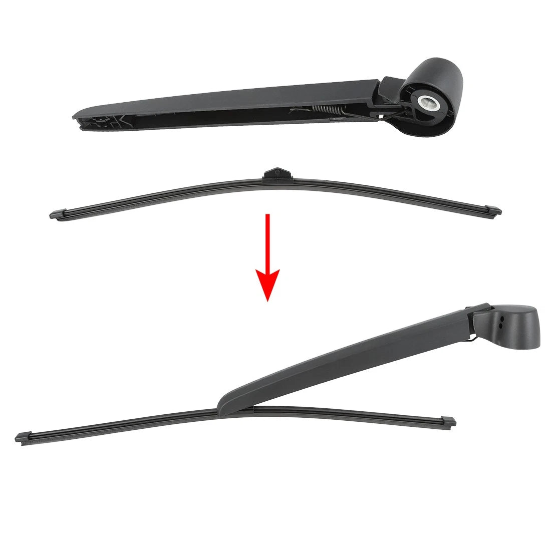 Rear Windshield Wiper Blade Arm Set for Audi A4 Avant (2010–2016)