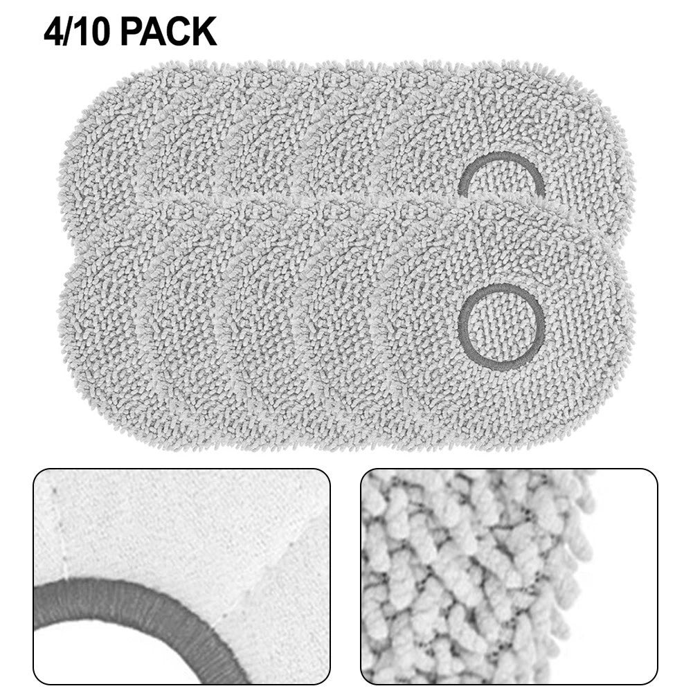 10X Replacement Microfiber Mop Cloths for Neatsvor U1 Plus (2020–2023)