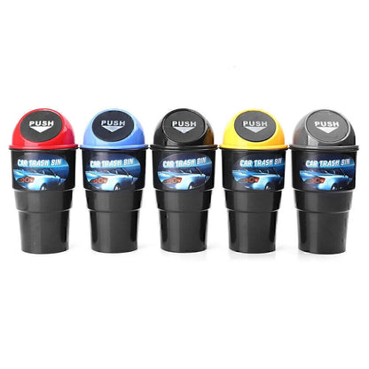 Mini Vehicle Auto Car Garbage Dust Case Holder Box Bin Trash Rubbish Can GZ