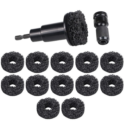 15PCS Brake Disc Rust Removal and Hub Shaft Tool Kit for Repair Work