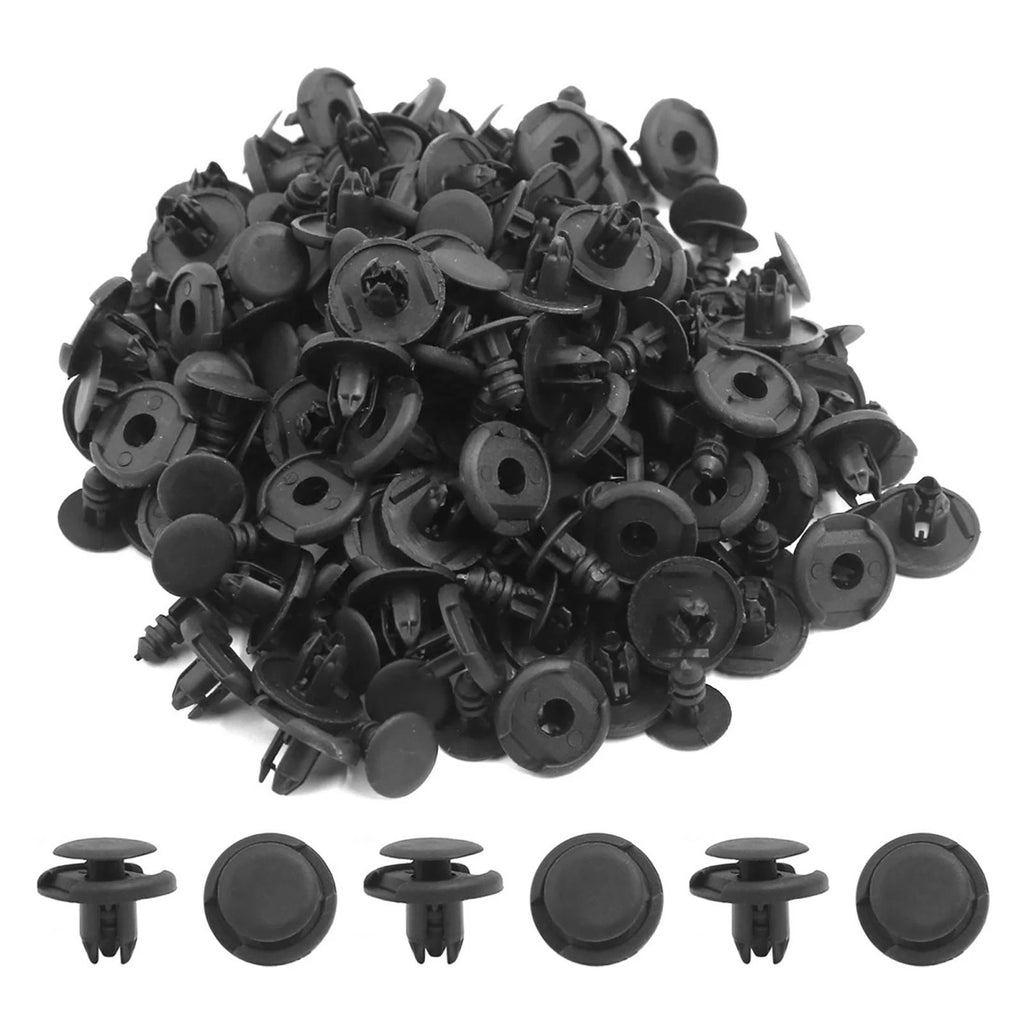 100Pcs Plastic Rivet Retainer Clip Bumper for Toyota Suzuki (—)