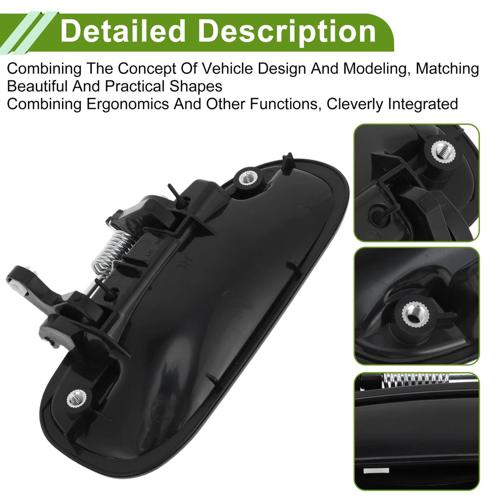 Exterior Door Handle Replacement Rear Left for Honda Civic (1996–2000)