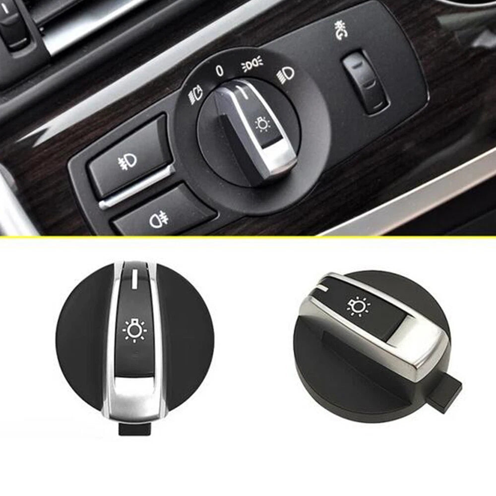 Front Headlight Control Switch Knob for BMW F07 5-Series GT (2010–2017) 61319192744