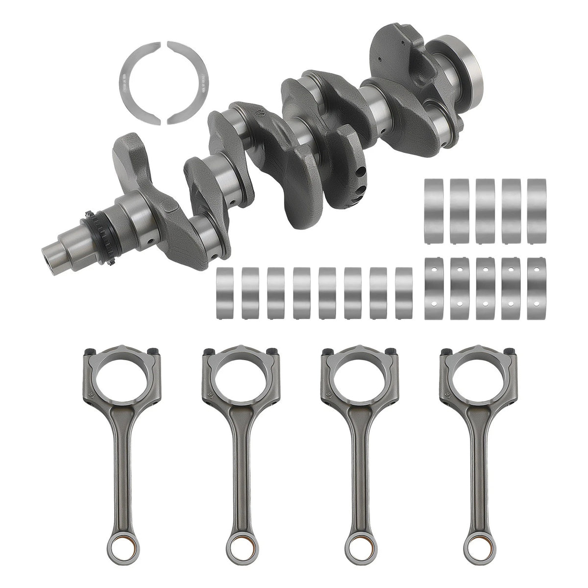 Engine Crankshaft Rods & Bearing Kit for Hyundai KIA Soul (2012–2019) G4NA 2.0L