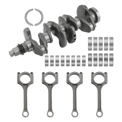 Engine Crankshaft Rods & Bearing Kit for Hyundai KIA Soul (2012–2019) G4NA 2.0L