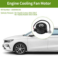 Radiator Fan Motor Replacement for Toyota Camry (2012–2017)