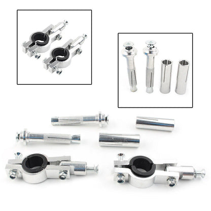 Handlebar Hand Guard Bracket Motorcycle Fit 22mm/28mm Mounting Accessories Set