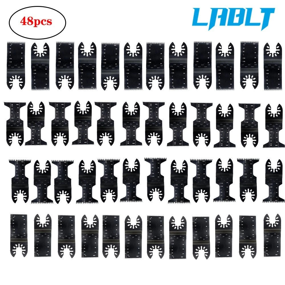 48 Pc Oscillating Multi Tool Saw Blade Set for Dremel