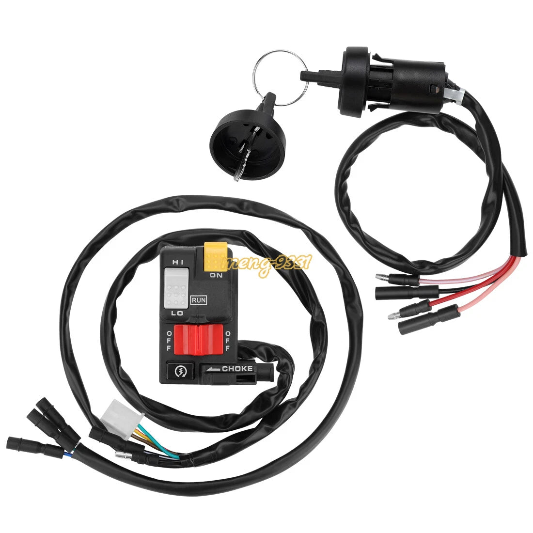 Handlebar Switch & Ignition Key Switch for Honda FourTrax 300 (1988–2000)