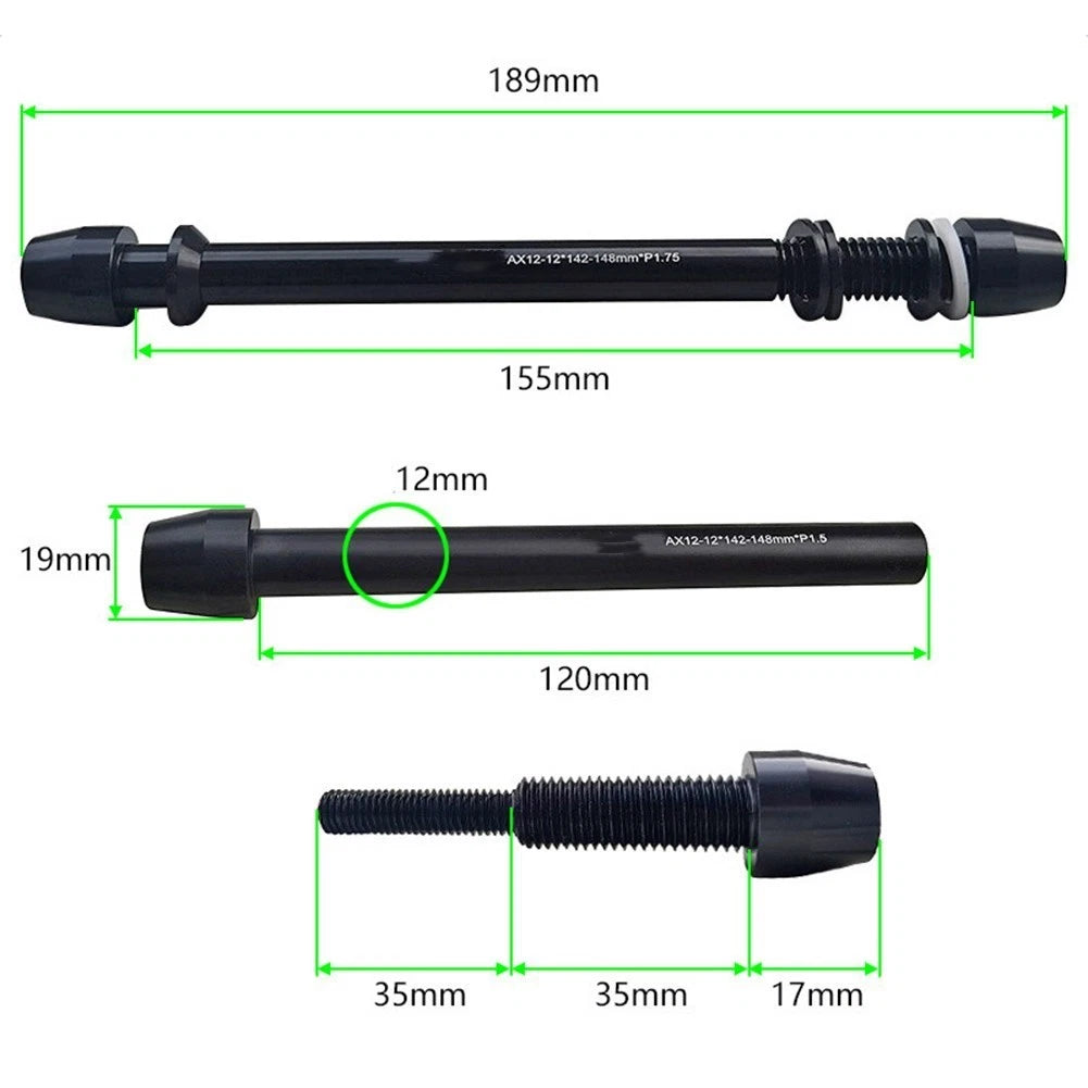 Thru Axle Skewer for Bike Trainer P1.0/P1.5/P1.75