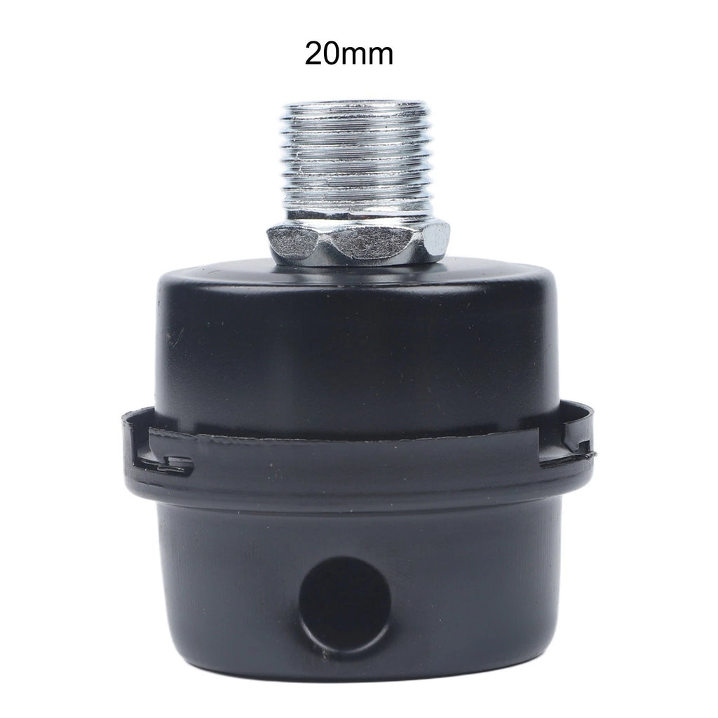 Air Compressor Intake Filter 20mm with Noise Reducing Muffler for