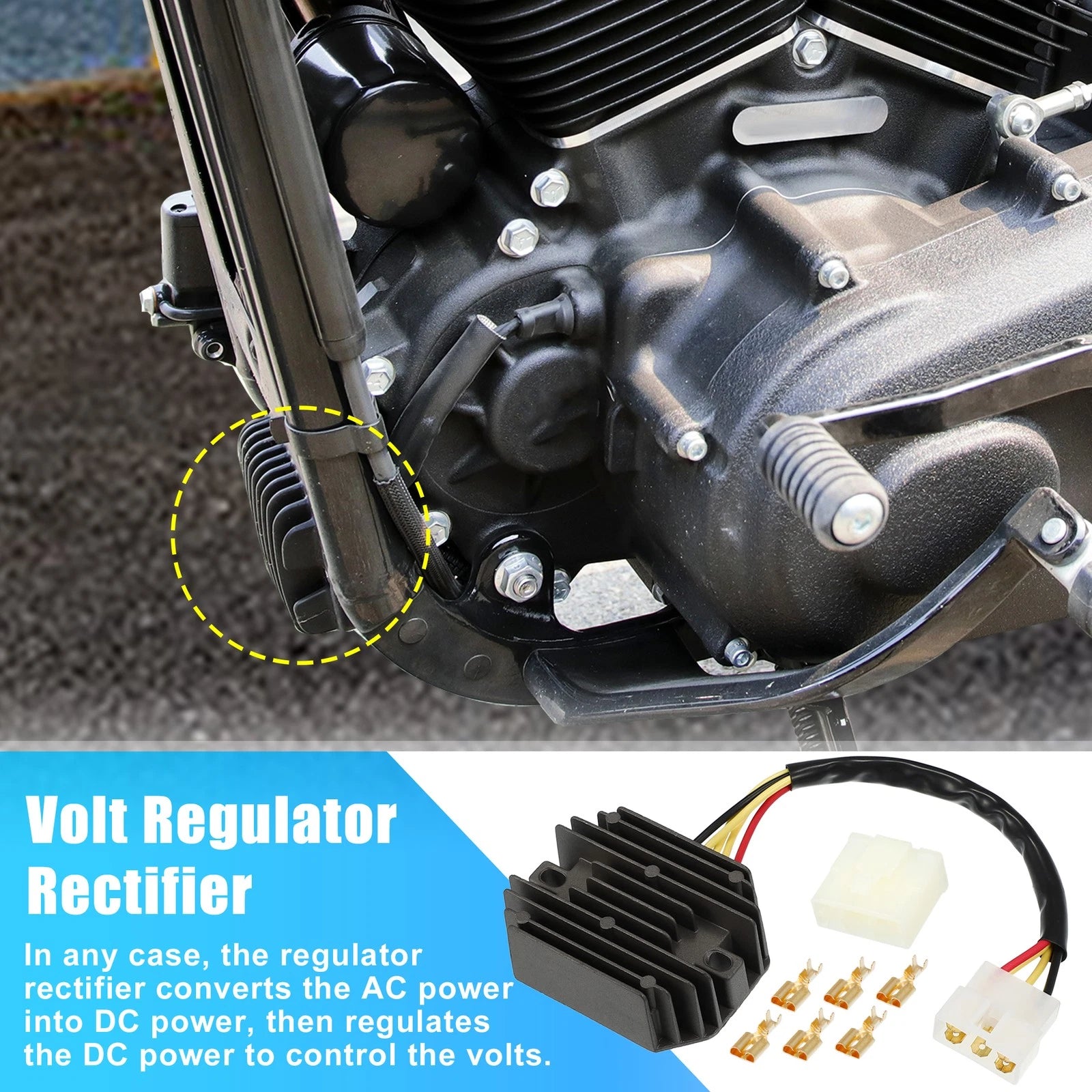 Voltage Regulator Rectifier for Arctic Cat 400 Bearcat 454 500 (2000–2005)