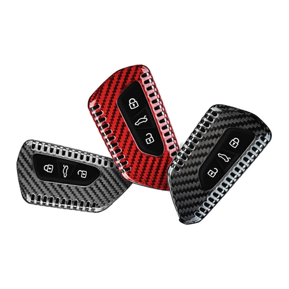 Ipc Carbon Fiber Remote Key Cover Case for VW Golf MK8 (2020–2021)