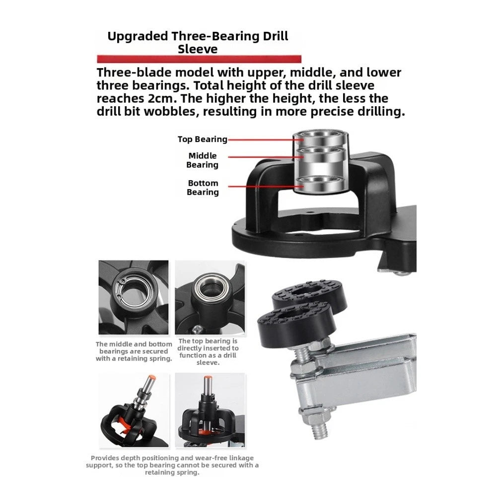 Precision Hinge Punch Tool for Cabinet Installation