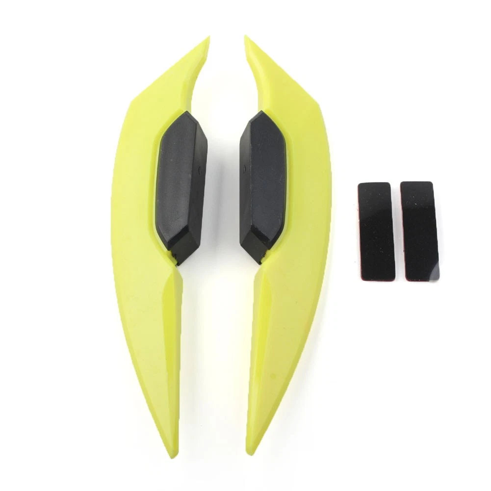 1 Pair Motorcycle Fairing Winglets Side Spoiler Deflector Kit Universal