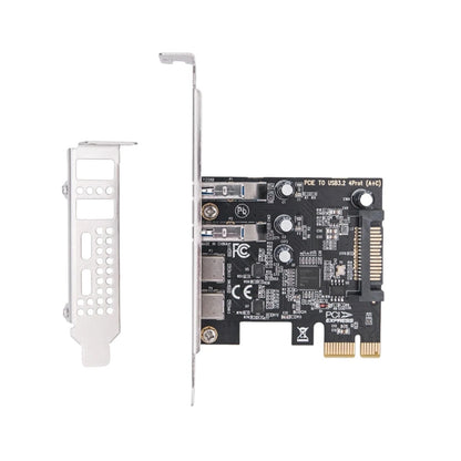PCI Express to USB Adapter Card with 15Pin SATA Power Interface