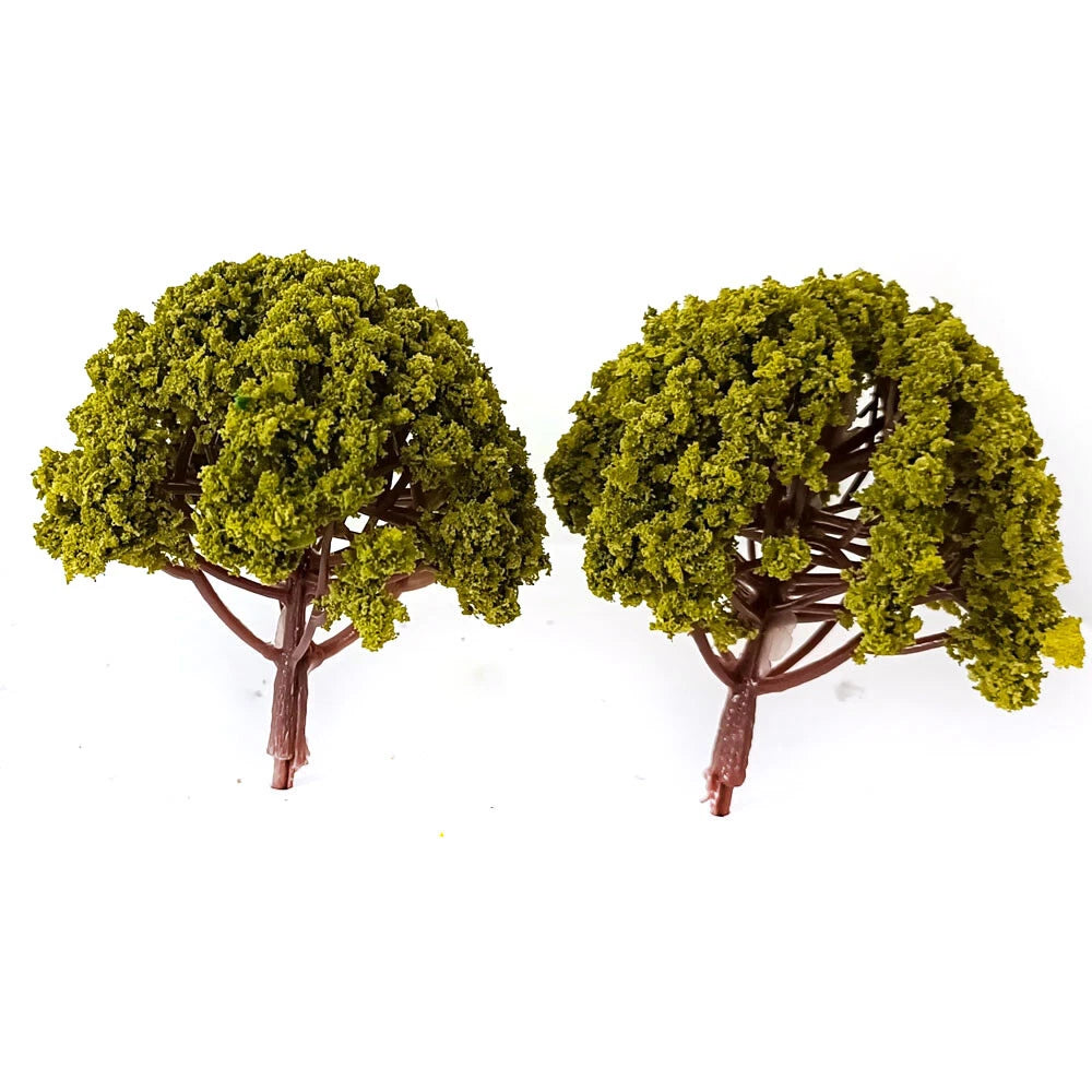 12pcs 3.14" Model Tree Scenery for Wargame Sand Table Railway