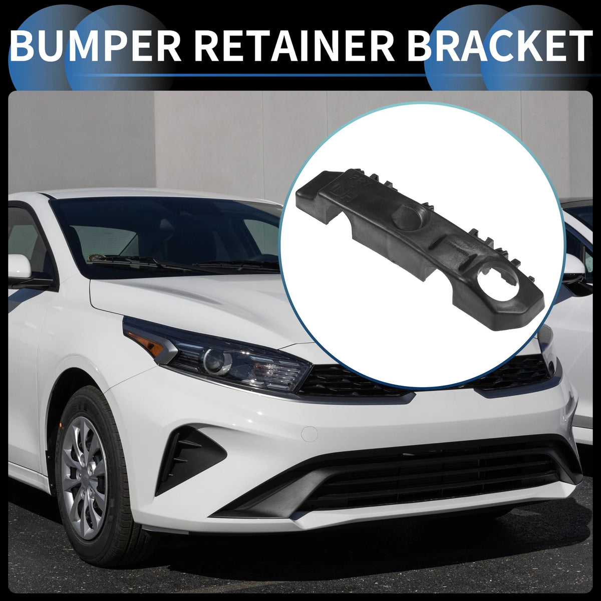 1pc Left Front Bumper Retainer Bracket No. 86513A7000 for Kia Forte5 (2014–2018)