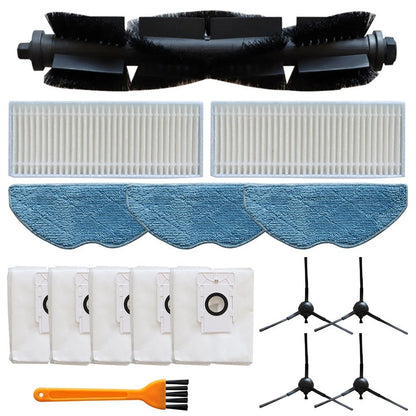 Set of 4 Mop Wipes for EZVIZ Compatible Main Brush Filter Replacement