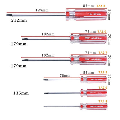 Triangle Screwdriver Bit for Precision Work - Chrome Vanadium Steel