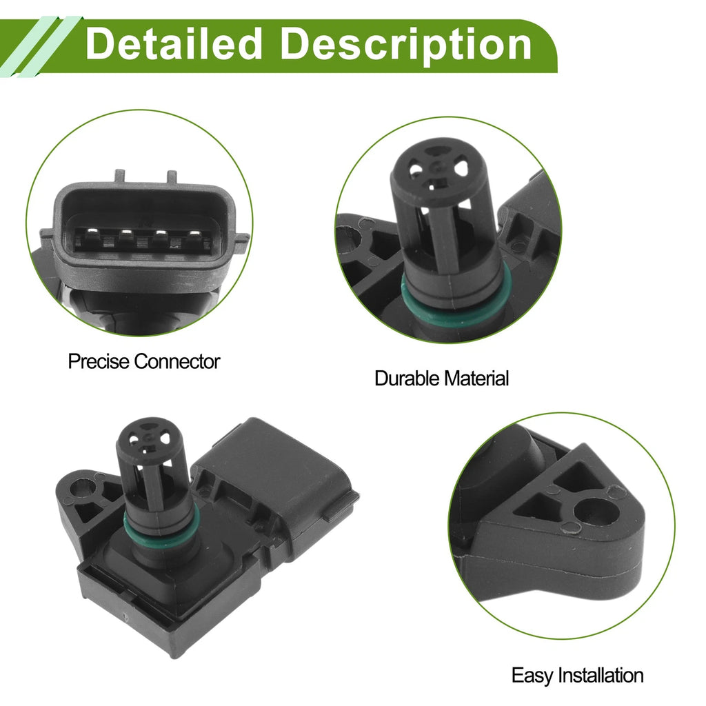 Manifold Absolute Pressure MAP Sensor Replacement for Dodge Ram (2007–2007)