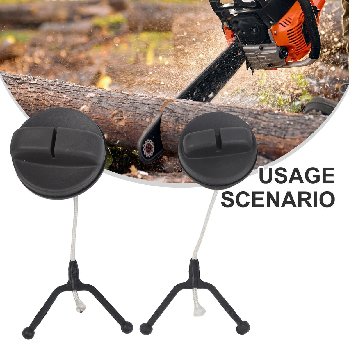 Fuel and Oil Cap Set for Chainsaws (61, 66, 272, 268)