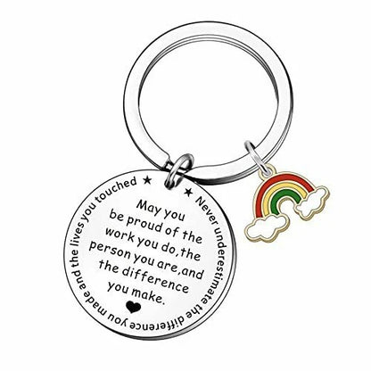 Keyring & Bag Gift for Teacher, Teaching Assistant, Nursery Teacher