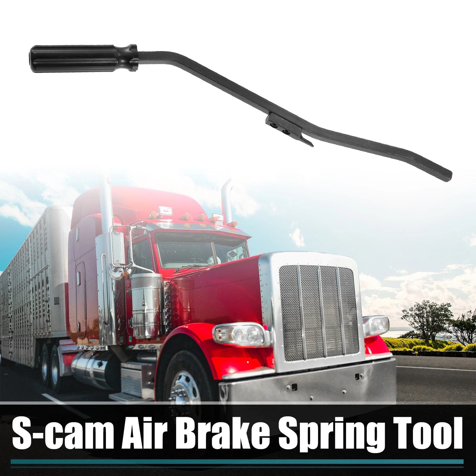 Air Brake Spring Tool for Tractors and Trailers