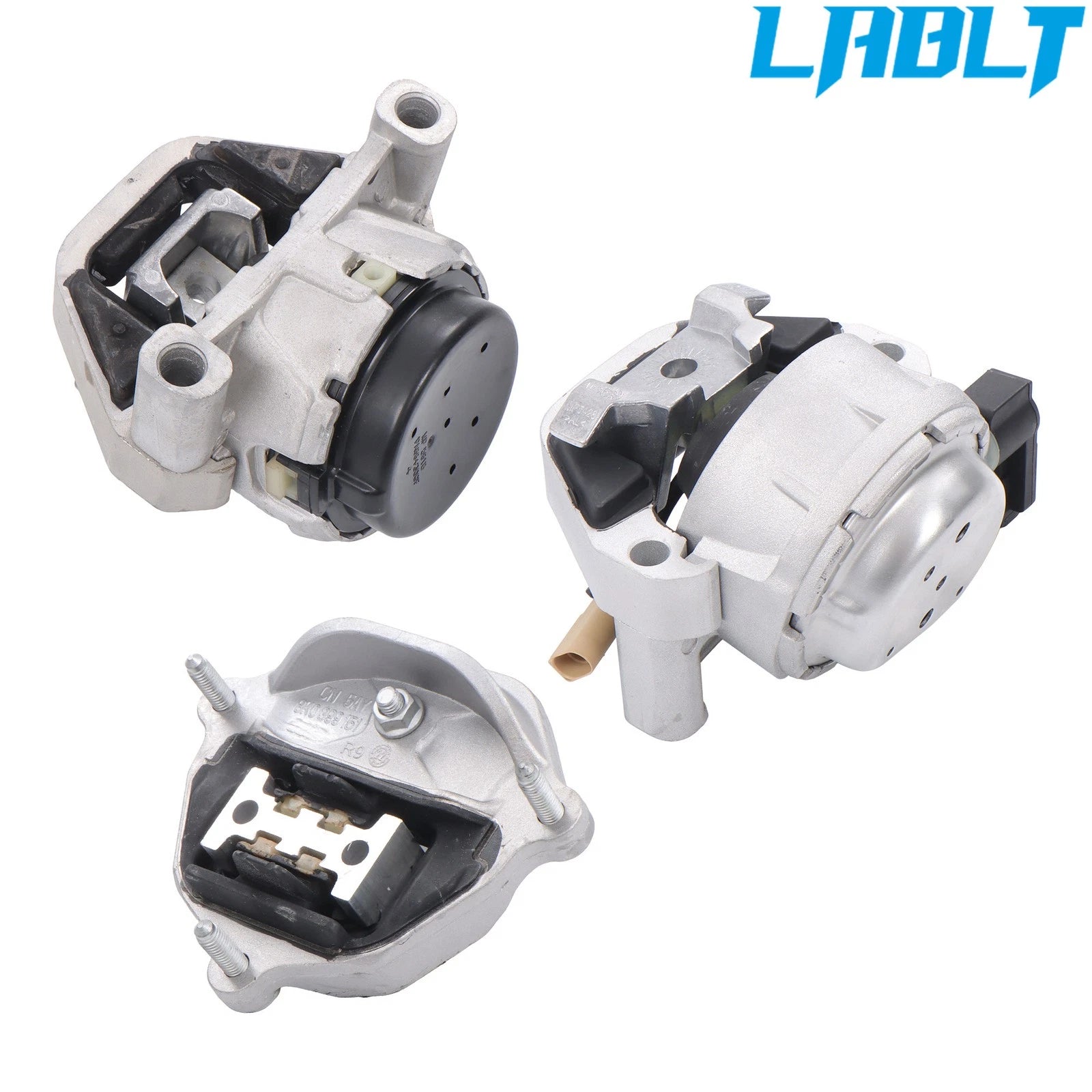 3X Engine & Trans Mounts for Audi A6 2.0L FWD (2012–2018) LABLT