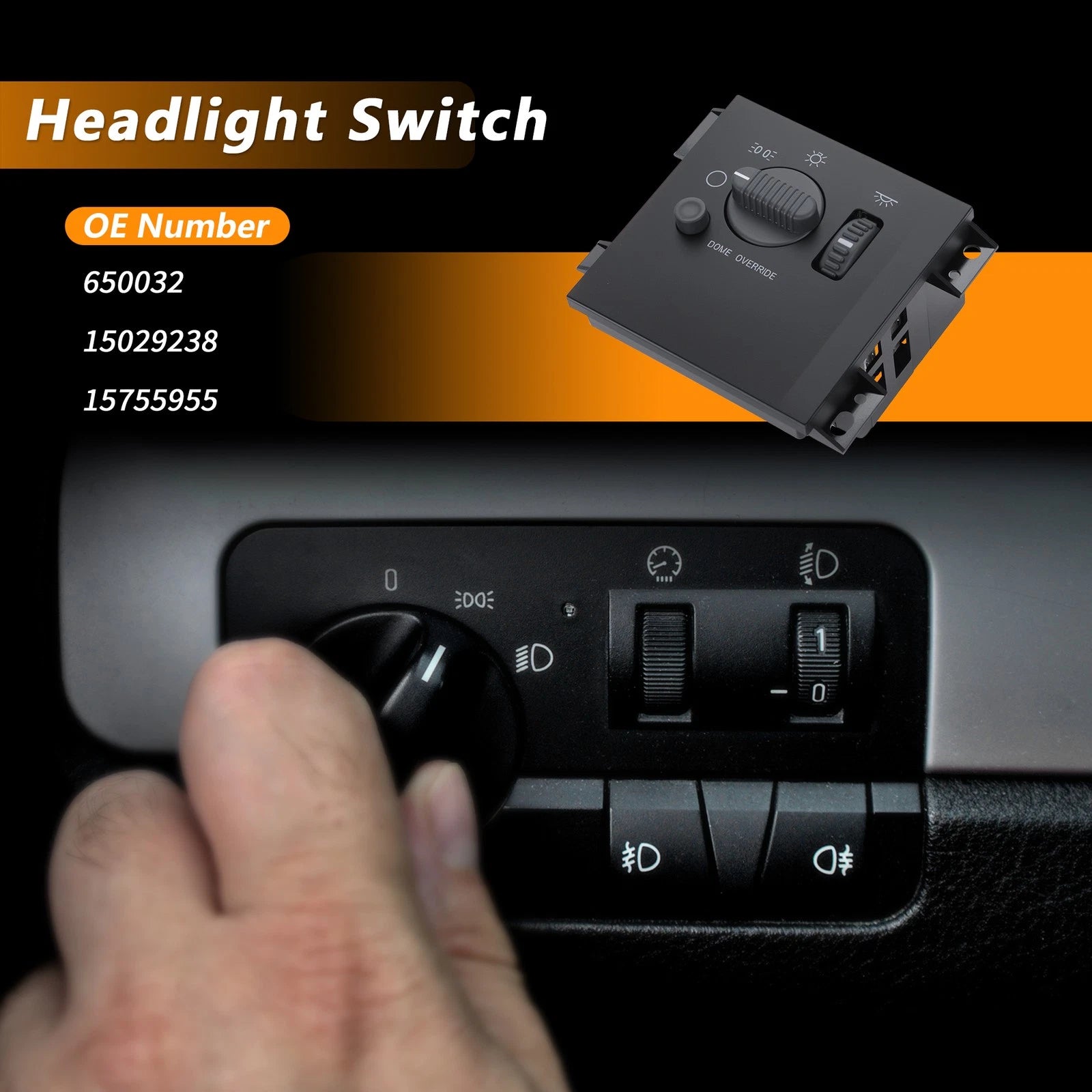 Headlight Dimmer Switch for GMC Jimmy 1999–2001