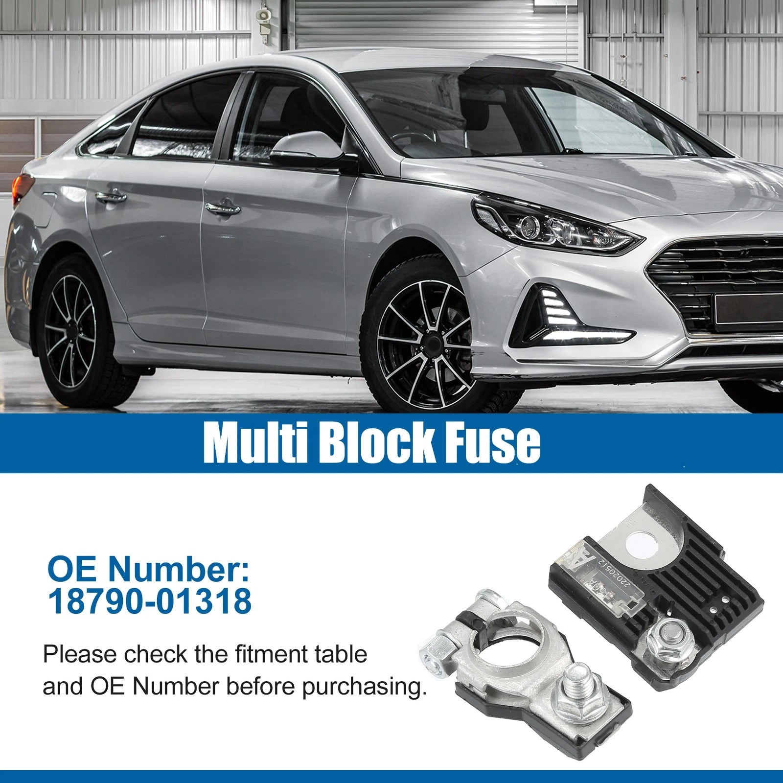 Car Fuse Socket Holder Replacement for Hyundai Sonata Elantra Optima (2006–2019)