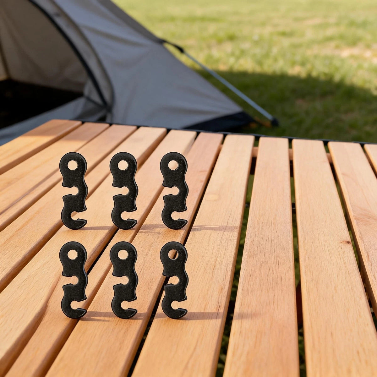 Lightweight Tent Rope Clamp for Easy Length Adjustment