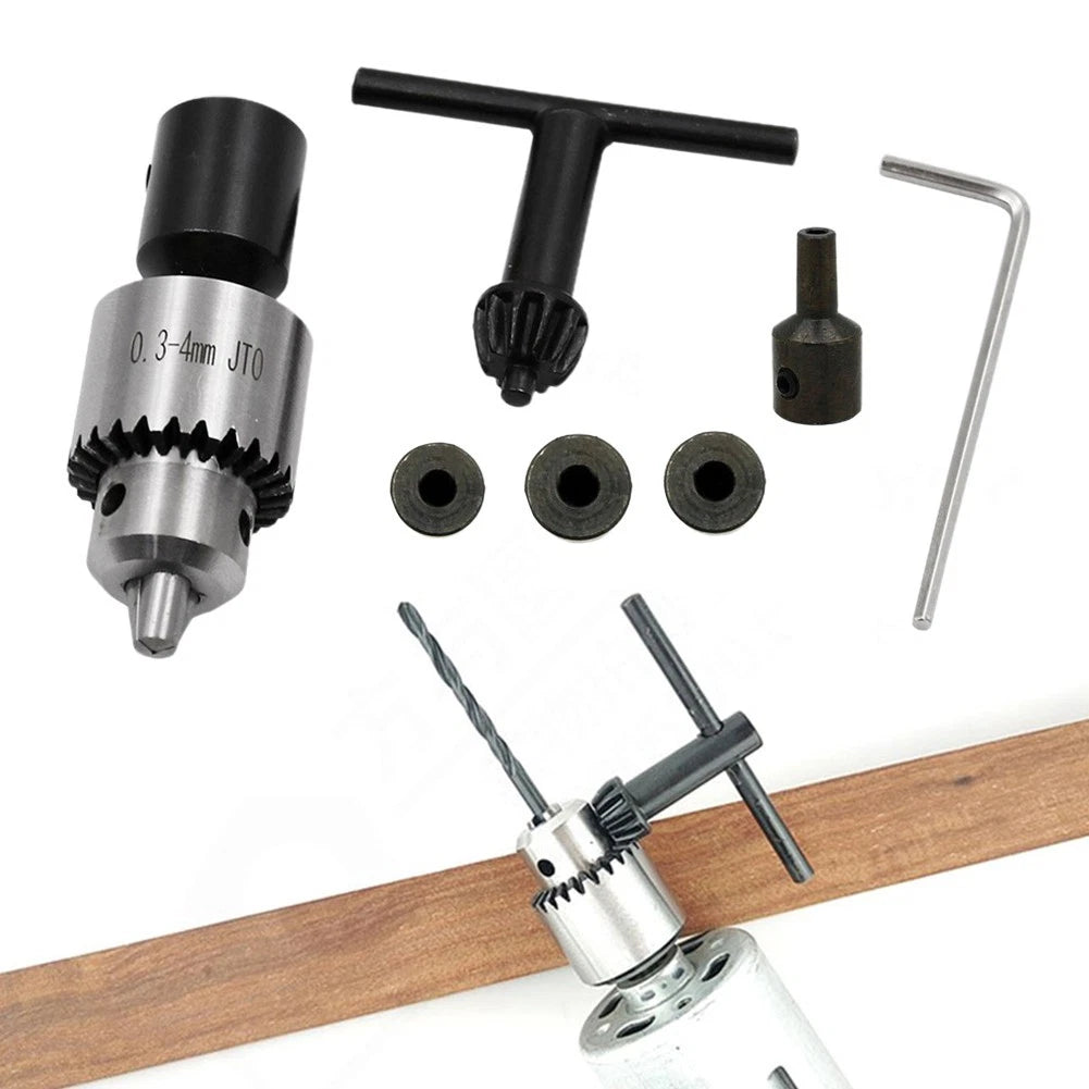 Connector for Motor Drill Chuck (0-3-4mm Clamping Range)