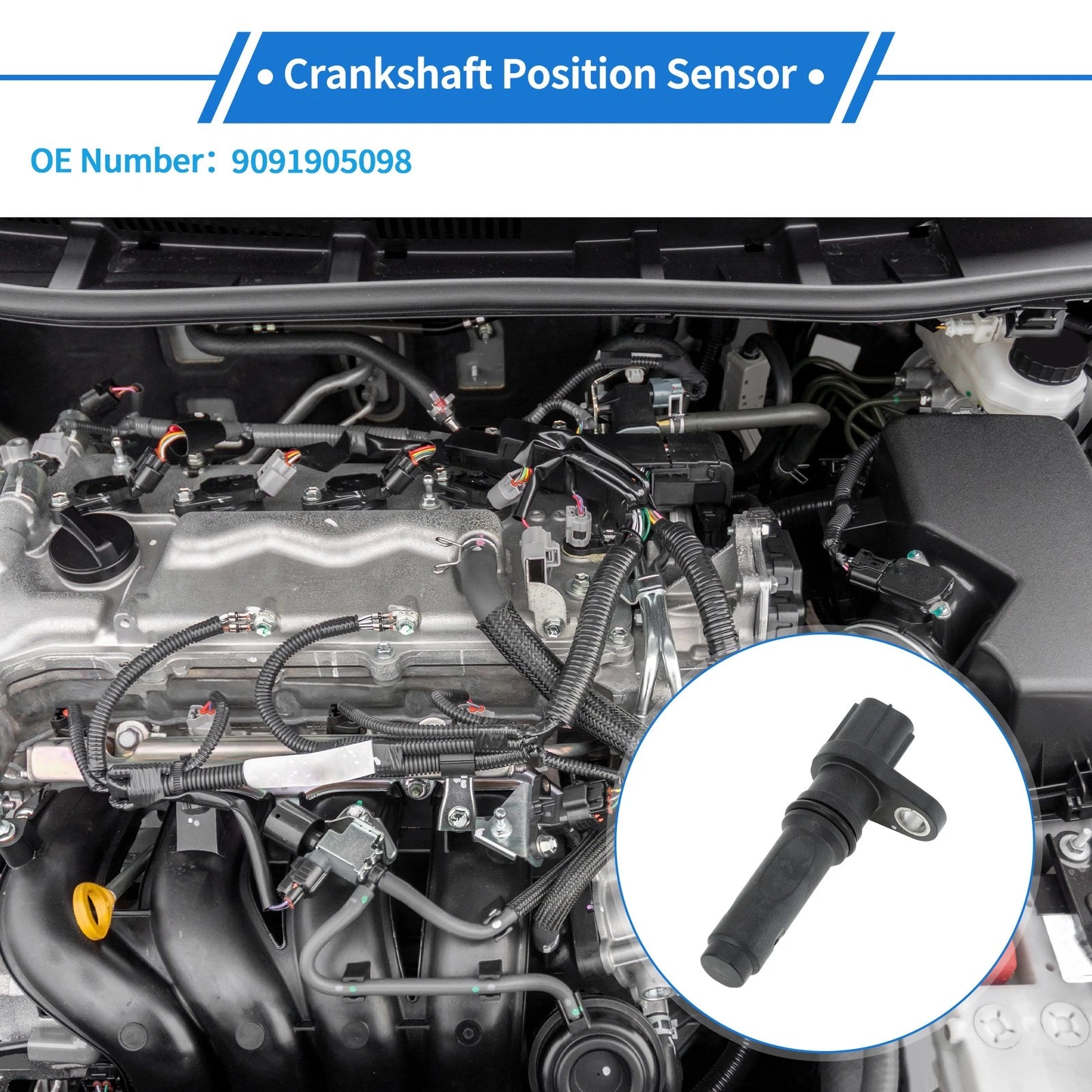 Crankshaft Position Sensor Replacement for Lexus GS350 Base (2016–2020)