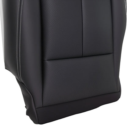 Black Driver Bottom Seat Cover for Nissan Murano (2015–2023) Leather