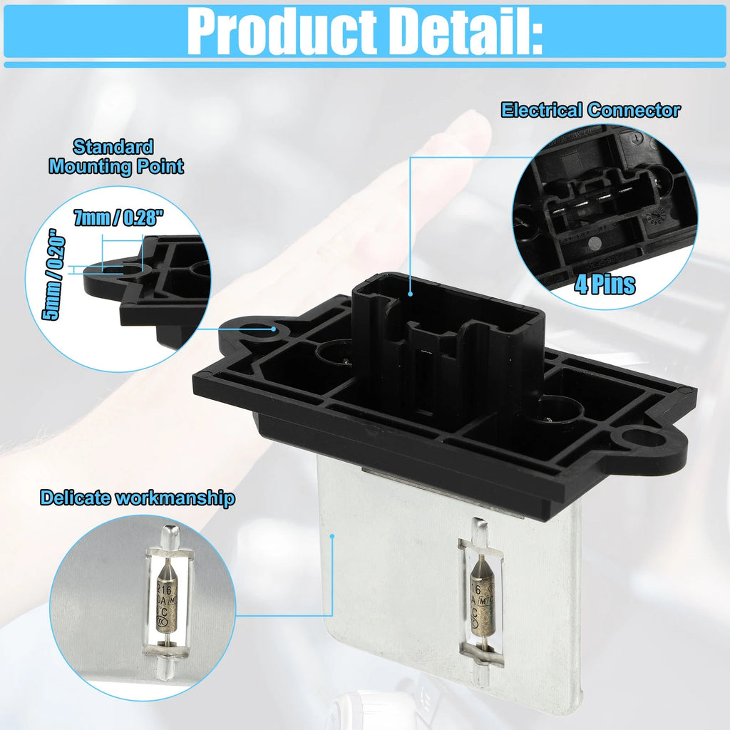 HVAC Blower Motor Resistor Replacement for Subaru Outback (2015–2019)