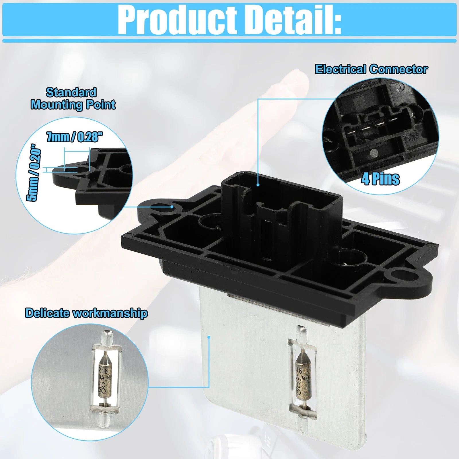 HVAC Blower Motor Resistor Replacement for Subaru Outback (2015–2019)
