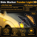 Side Marker Fender Light Replacement Pair for Ford Focus (1998–2004)