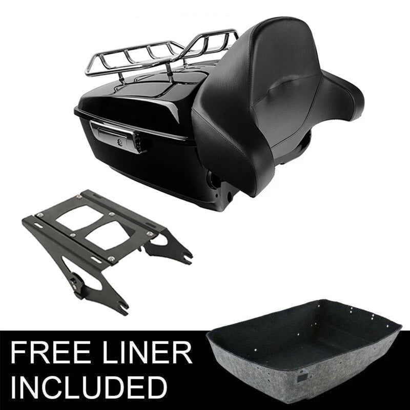 Backrest Pad Mount Rack for Harley Road Glide Touring (2014–2026)