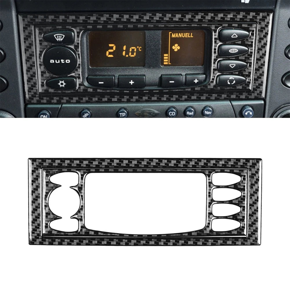 AC switch control adjust panel cover trim for Porsche Boxster 996 (1998–2004) Black