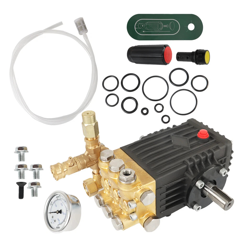 Pressure Washer Pump 24mm Solid Shaft for 3600 PSI